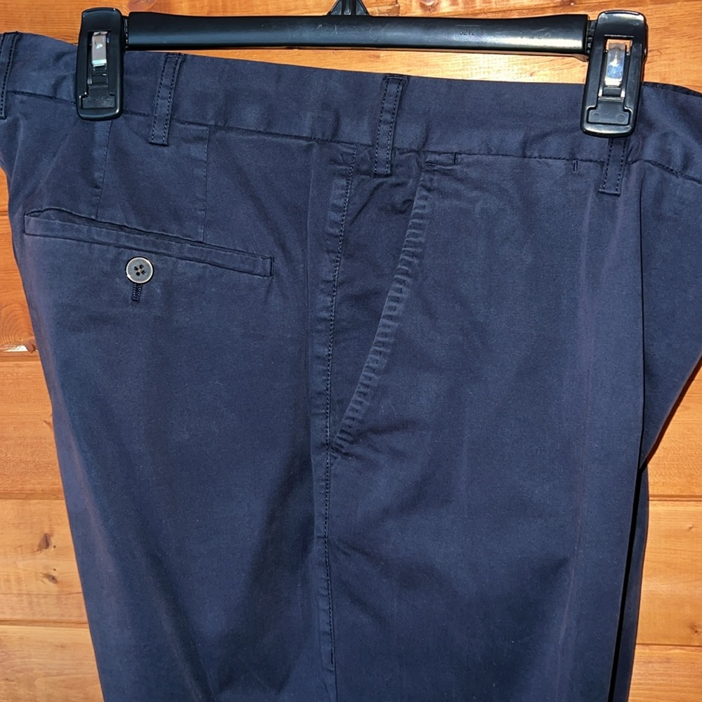 $129 Suitsupply Porto Navy mens Chinos 36x36 - Picture 4 of 8
